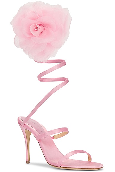 Shop Magda Butrym Spiral Sandal In Pink