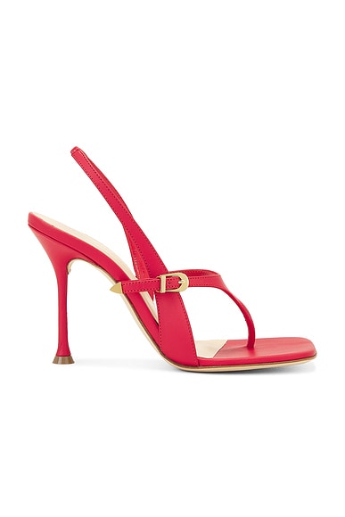 Magda Butrym Sling Back Sandal in Red