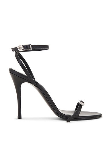Black ruffle heels on sale