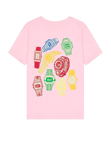 Candy Watch Tee in Pink