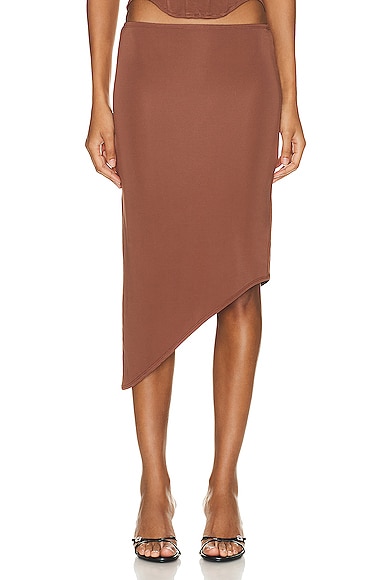 Miaou Sienna Skirt in Cocoa