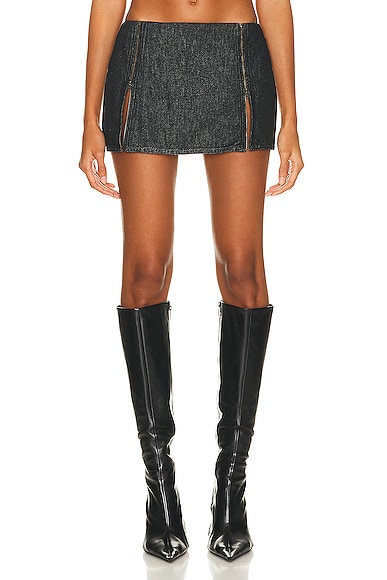 MIAOU SHEER CUT EZRA SKIRT 