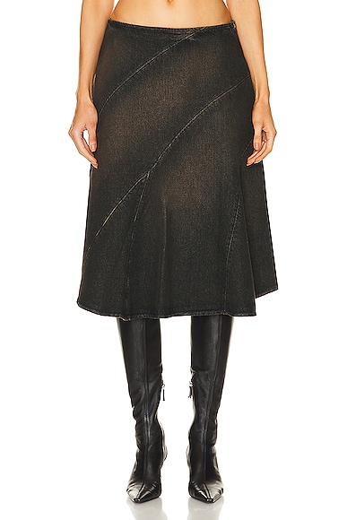 Miaou Gaudi Skirt in Ochre