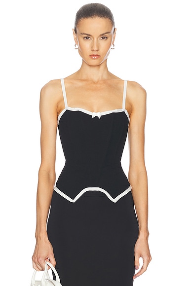 Miaou Tina Corset in Black