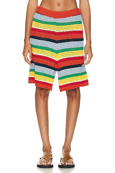 X No Vacancy Inn Cable Shorts In Multi