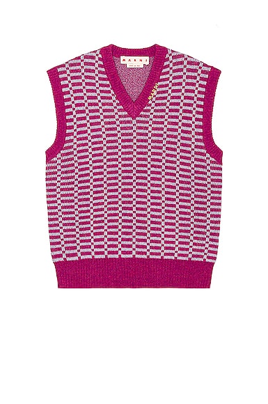 Sleeveless V-Neck Sweater