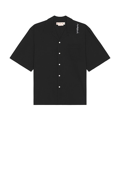 Marni Short Sleeve Shirt in Black