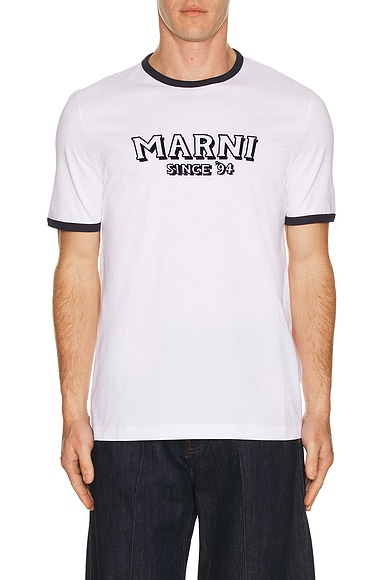 Marni T-Shirt in Lily White