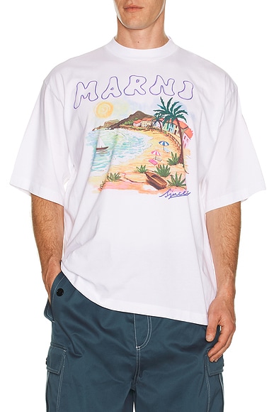 Marni T-Shirt in Lily White