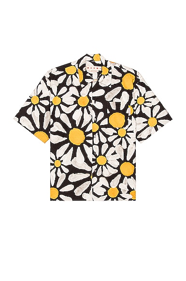 Short Sleeve Floral Printed Shirt