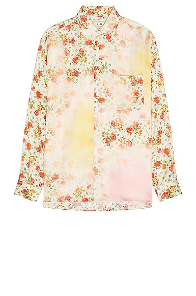 Marni Floral Shirt in Cream