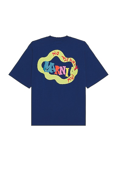 【MARNI】NO VACANCY INN SNAKE LOGO PRINT SHORT SLEEVE TSHIRT Marni-x-No-Vacancy-Inn-Snake-