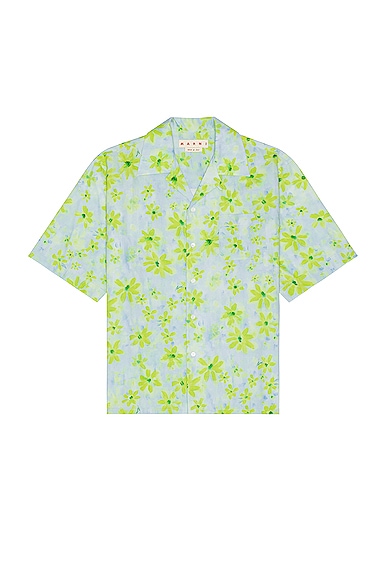 Marni S/S Shirt in Aquamarine