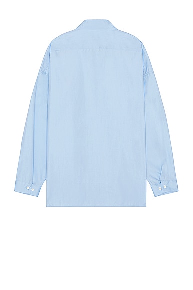 Shop Marni L/s Shirt In Iris Blue