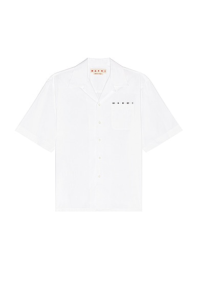 Marni S/S Shirt in Lily White.