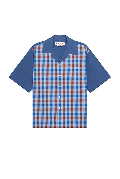 Shop Marni S/s Shirt In Mercury