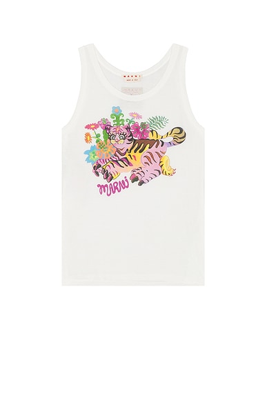 Marni X Paloma Tank Top in Lily White | FWRD