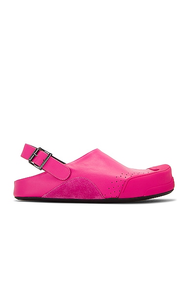 Marni Sabot Sandals In Pink Gummy