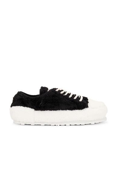 Y241015-4 MARNI スニーカー　38 Red long-hair calfskin Fussbett sabot | Marni