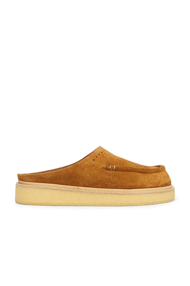 サンダル MARNI Men Sandals SBMR004004 P524600M30 Brown Brown leather Fussbett | Marni