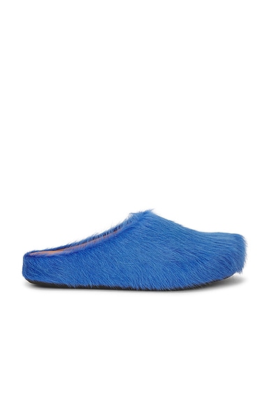 Marni Fussbett Sabot in Iris Blue