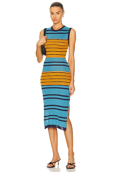 Marni Striped Dress in Multicolor