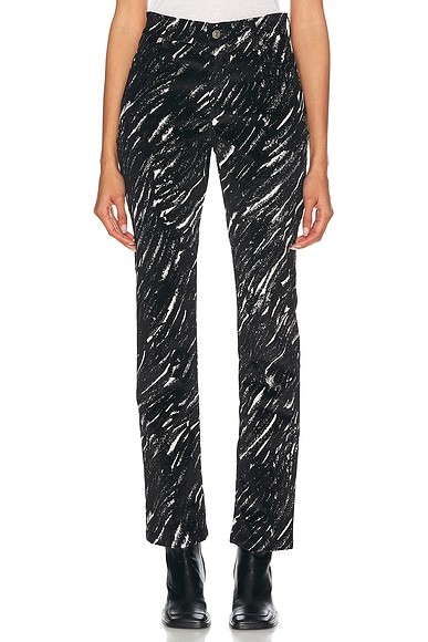 Marni Straight Leg Jeans in Black