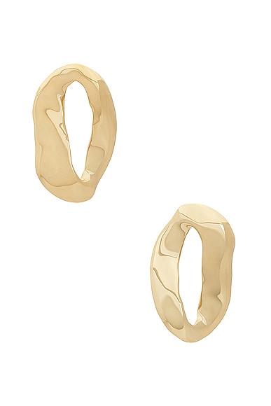 Marni Contorted Earring In Gold