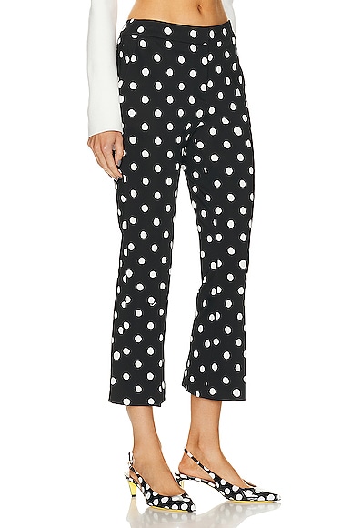 Shop Marni Cropped Pant In Black