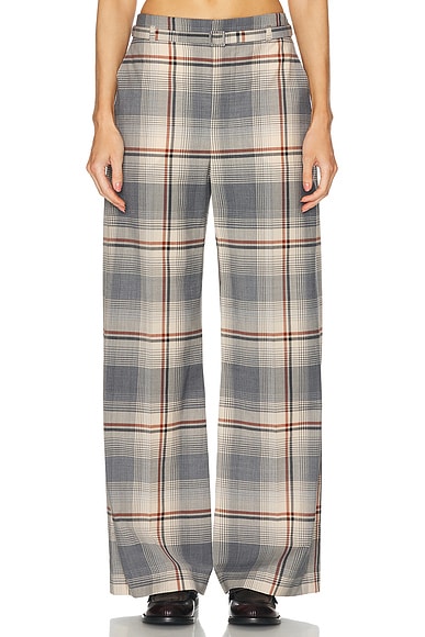 Balenciaga tartan pants top