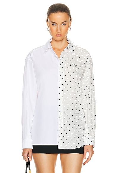Shop Marni Long Sleeve Top In Lily White
