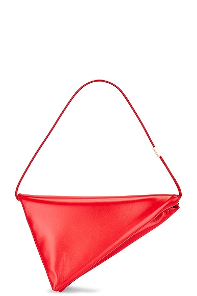 Marni Prisma Triangle Bag in Red