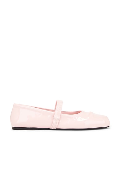 Marni Mary Jane Flat in Pink Gummy