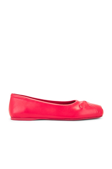 Marni Dancer Ballet Flat in Tulip