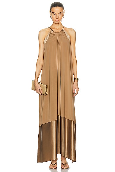 Samaria Dress in Brown