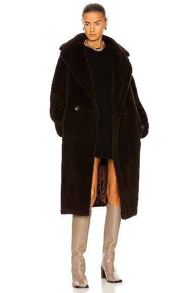 Max Mara Tedgirl Coat in Brown