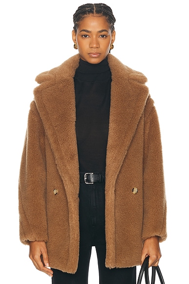 Maison Margiela Printed Lapin Rabbit Fur Jacket in Multi FWRD