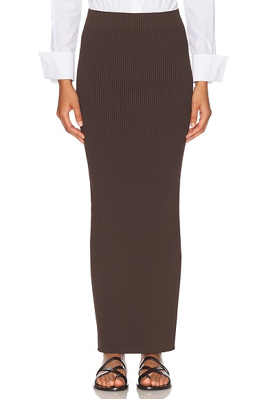 Max Mara Aprile Skirt in Brown