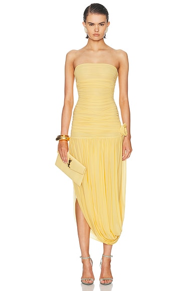 Maygel Coronel Halo Dress in Ambar