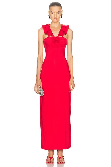 Maygel Coronel Sortilegio Dress in Red