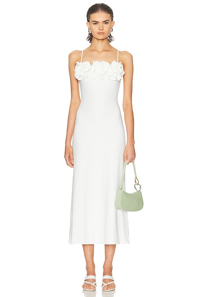 Maygel Coronel Aura Dress in Off White