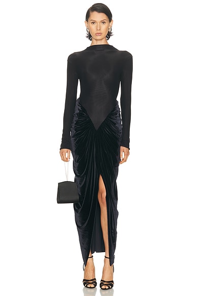 Maygel Coronel Guernica Dress in Nightfall