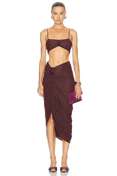 Medusa Top & Skirt Set