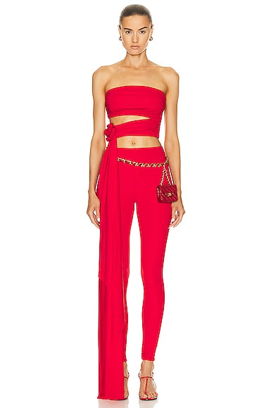 Corozo Top in Red