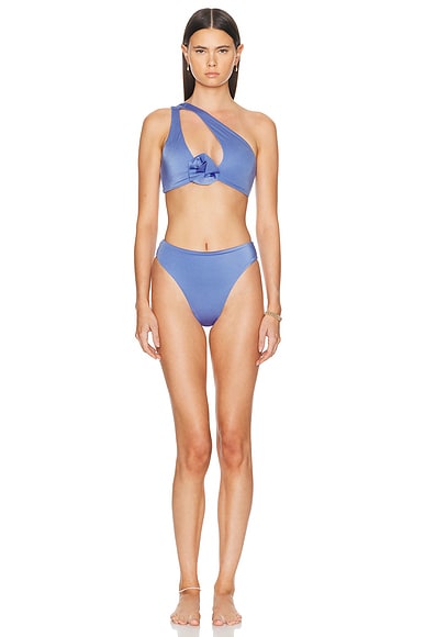 Shop Maygel Coronel Nechi Bikini Set In Island Blue