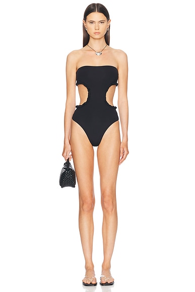 Maygel Coronel Poima Swimsuit in Black