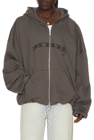 Inflated Devil Zipped Hoodie