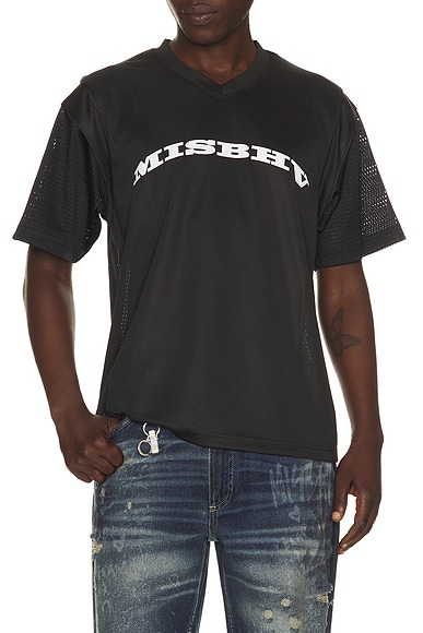 MISBHV Teddy Football T-Shirt in Black