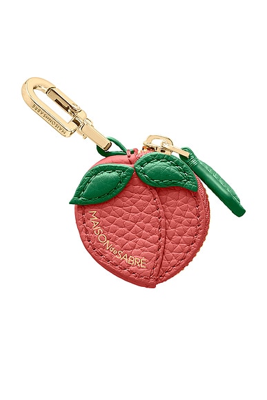 MAISON DE SABRÉ Sabrémoj Fruit Charm in Peach