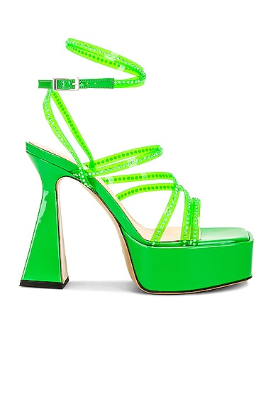 Crystal Embellished Platform Sandal